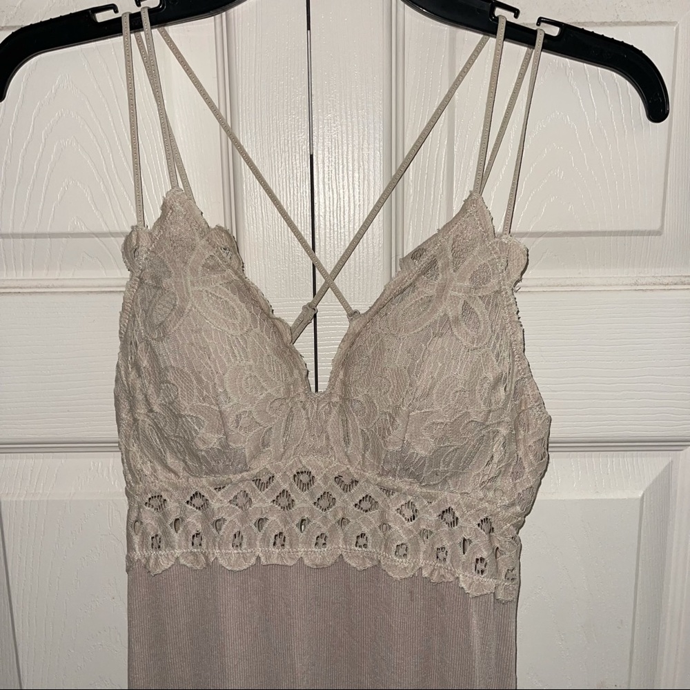 Easel Adella Style Bralette Ribbed Tank Top - Picture 4 of 4